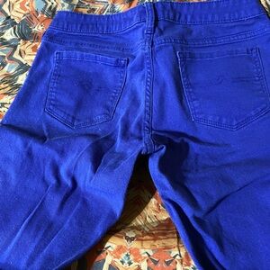 Vibrant blue . Jeans